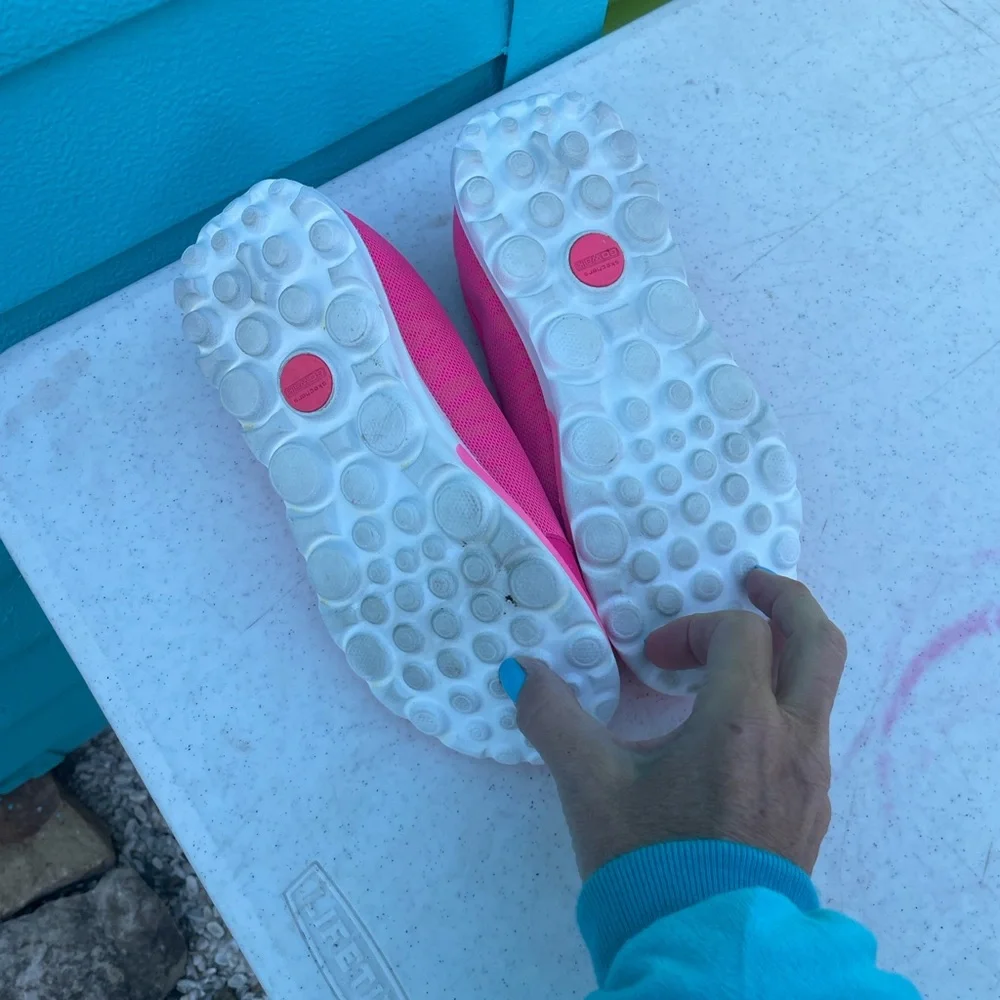 Skechers Neon Pink Slip-On Sneakers - Picture 6 of 6